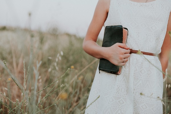 girl and bible